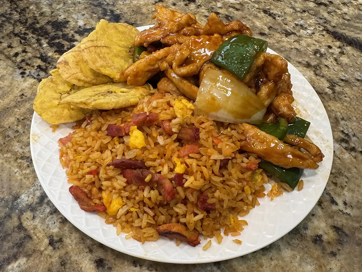 Chicken Pepper Combo at Casa China，a Chinese Restaurant in Sanford