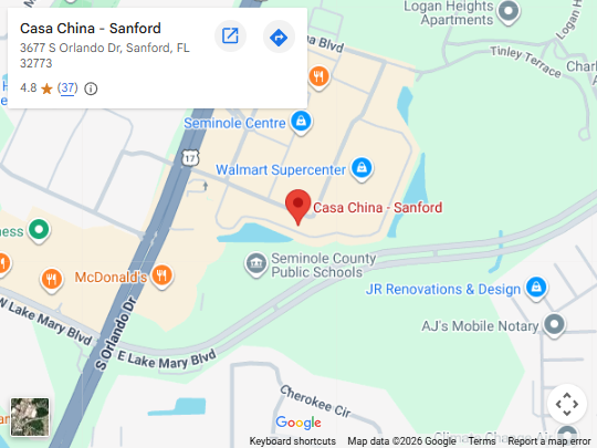Location, 3677 S Orlando Dr, Sanford, FL 32773